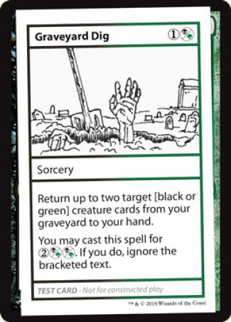 Graveyard Dig (2021 Edition) [Mystery Booster Playtest Cards] | Exor Games Dartmouth
