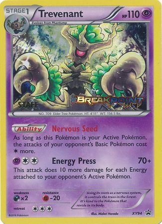 Trevenant (XY94) (Staff) [XY: Black Star Promos] | Exor Games Dartmouth