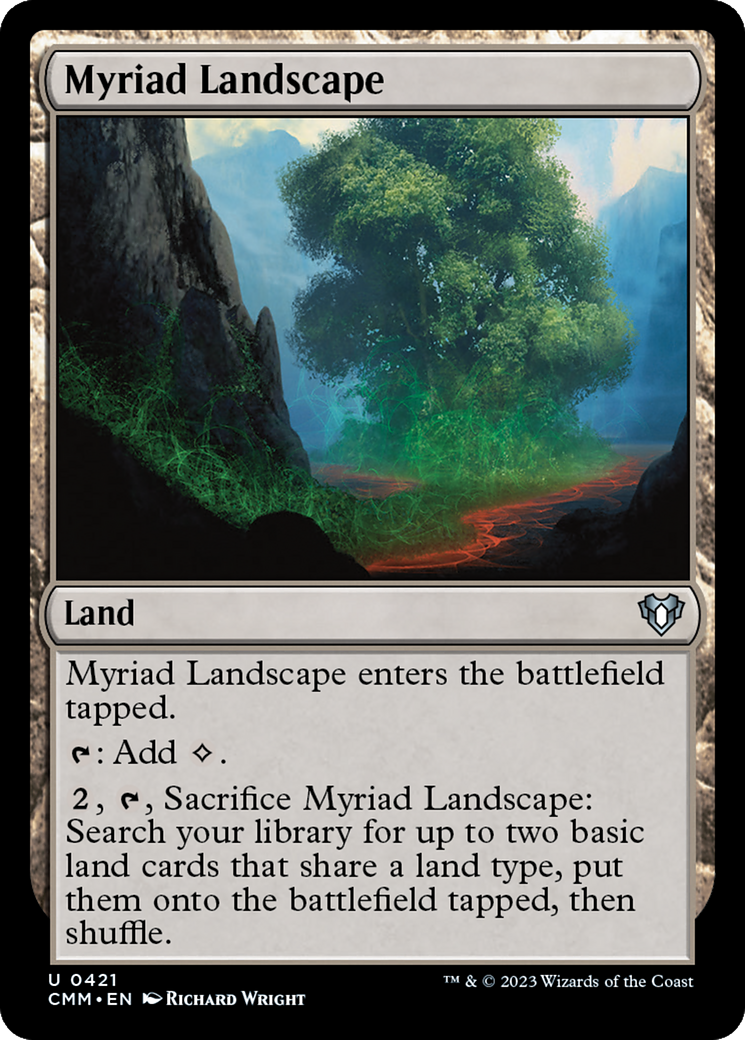 Myriad Landscape [Commander Masters] | Exor Games Dartmouth