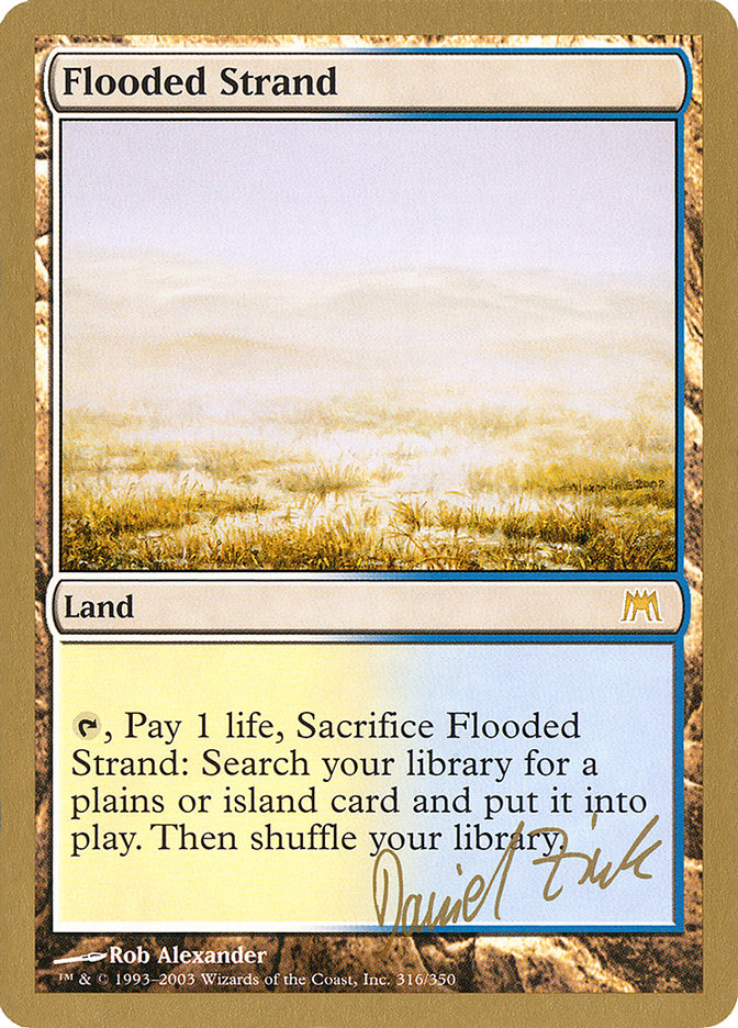 Flooded Strand (Daniel Zink) [World Championship Decks 2003] | Exor Games Dartmouth