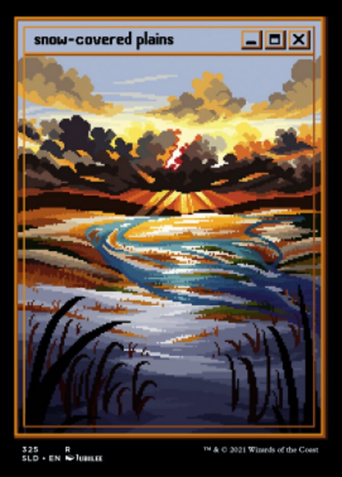 Snow-Covered Plains (325) [Secret Lair Drop Series] | Exor Games Dartmouth