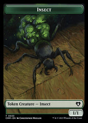 Eldrazi Spawn // Insect Double-Sided Token [Commander Masters Tokens] | Exor Games Dartmouth