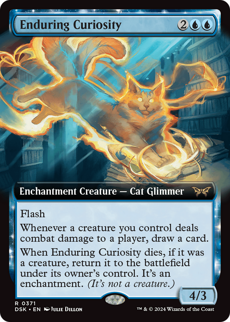 Enduring Curiosity (Extended Art) [Duskmourn: House of Horror] | Exor Games Dartmouth