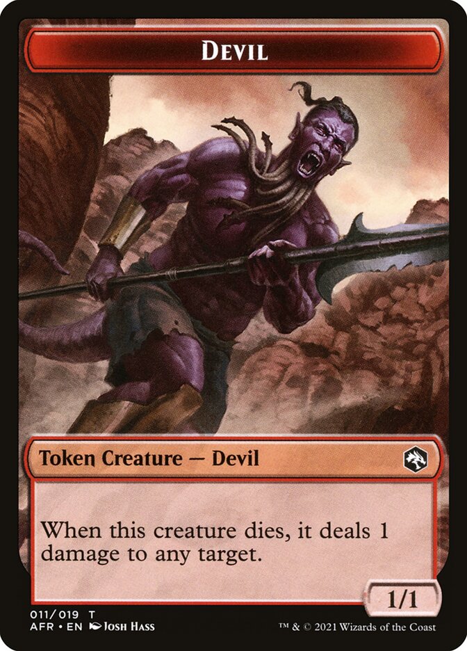 Devil Token [Dungeons & Dragons: Adventures in the Forgotten Realms Tokens] | Exor Games Dartmouth