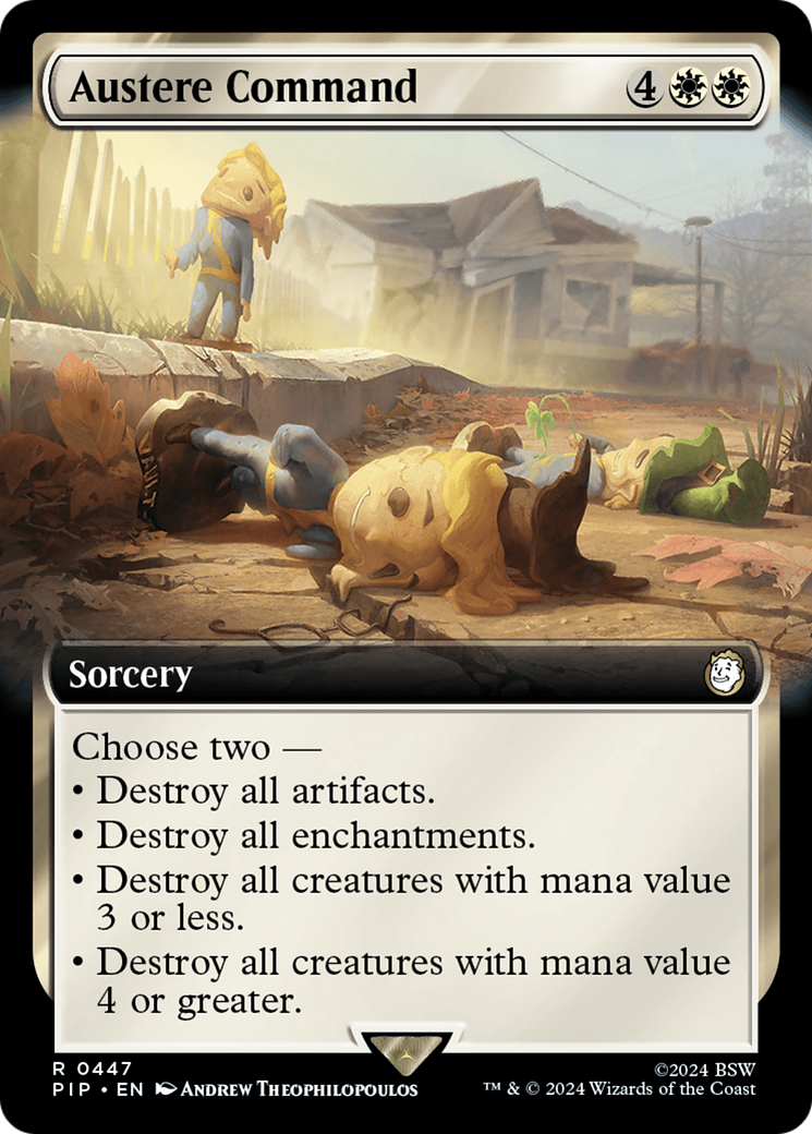 Austere Command (Extended Art) [Fallout] | Exor Games Dartmouth