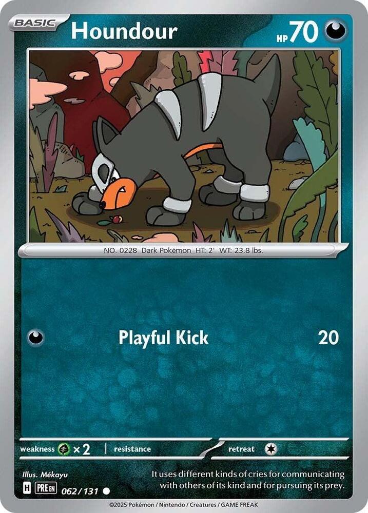 Houndour (062/131) [Scarlet & Violet: Prismatic Evolutions] | Exor Games Dartmouth