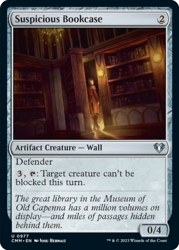 Suspicious Bookcase [Commander Masters] | Exor Games Dartmouth