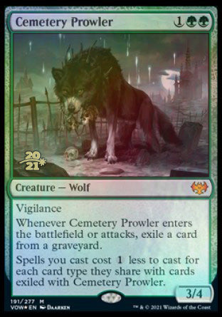 Cemetery Prowler [Innistrad: Crimson Vow Prerelease Promos] | Exor Games Dartmouth