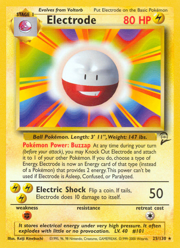 Electrode (25/130) [Base Set 2] | Exor Games Dartmouth
