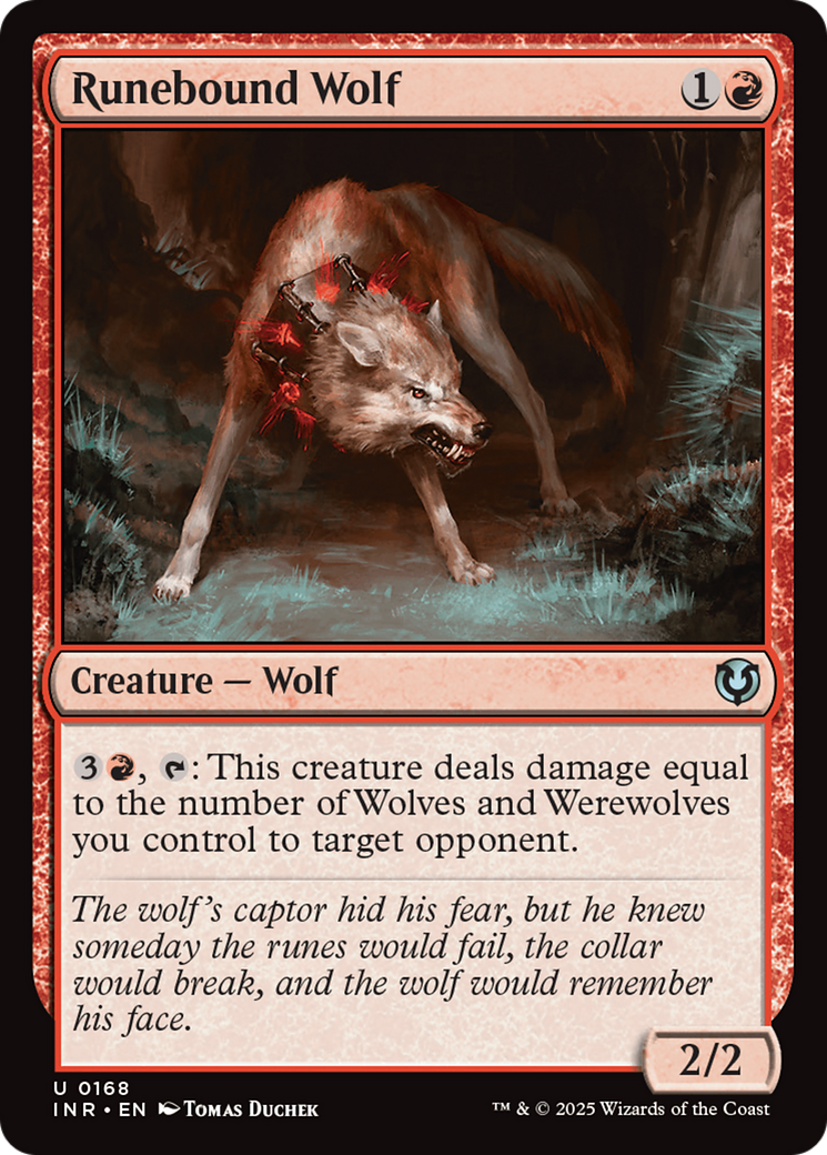 Runebound Wolf [Innistrad Remastered] | Exor Games Dartmouth