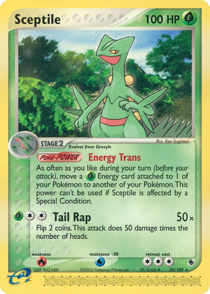 Sceptile (20/109) [EX: Ruby & Sapphire] | Exor Games Dartmouth