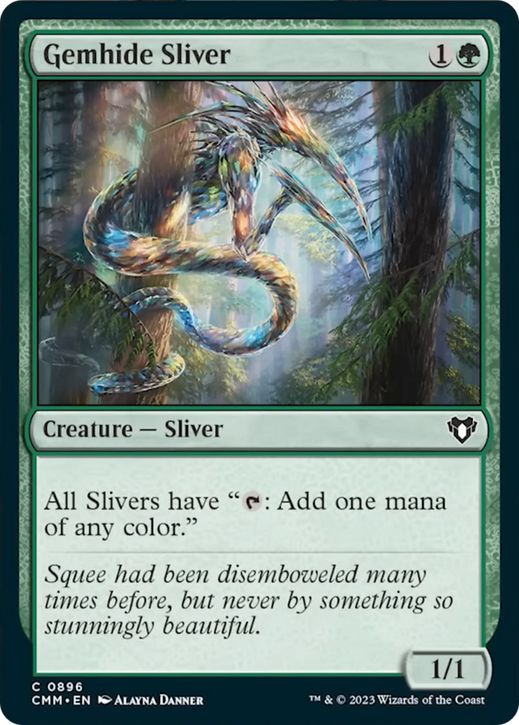 Gemhide Sliver [Commander Masters] | Exor Games Dartmouth