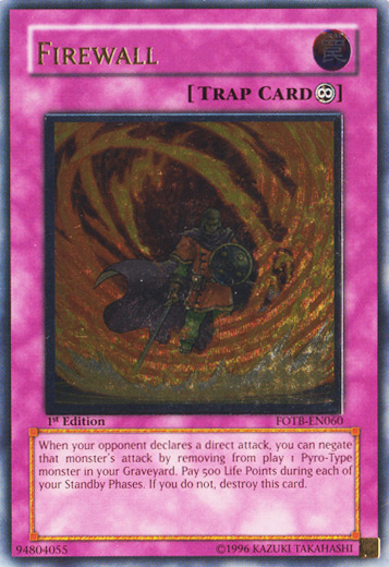 Firewall [FOTB-EN060] Ultimate Rare | Exor Games Dartmouth