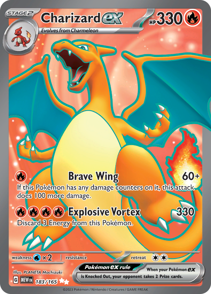 Charizard ex (183/165) [Scarlet & Violet: 151] | Exor Games Dartmouth