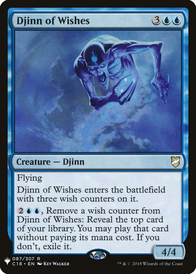 Djinn of Wishes [Mystery Booster] | Exor Games Dartmouth