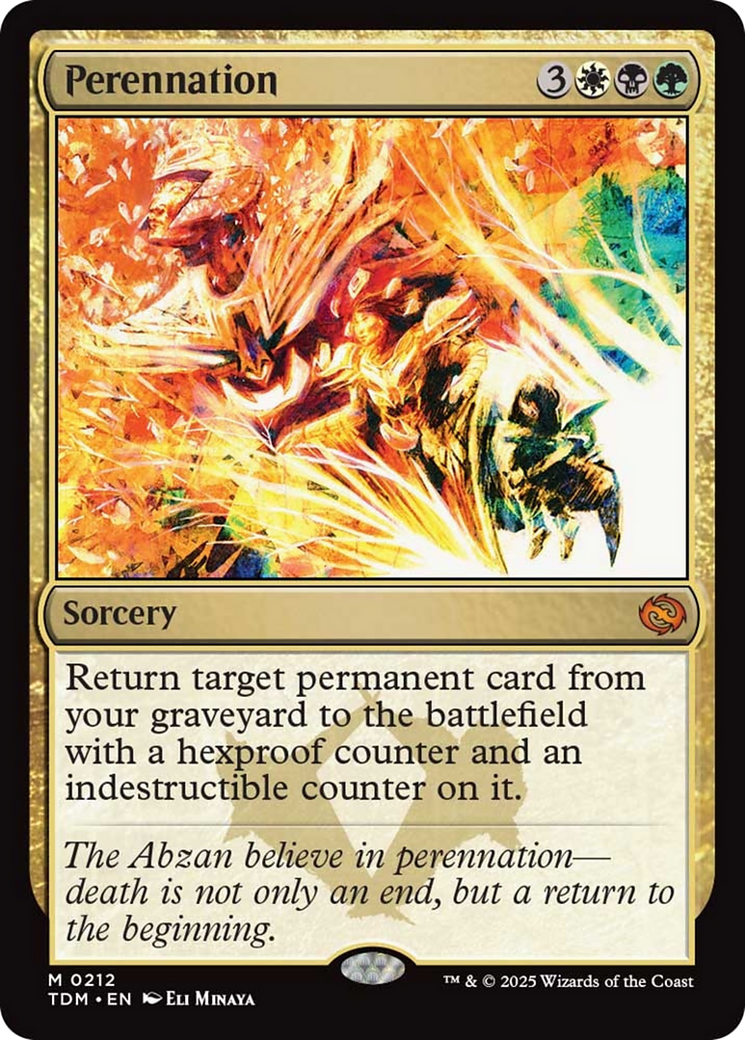 Perennation [Tarkir: Dragonstorm] | Exor Games Dartmouth