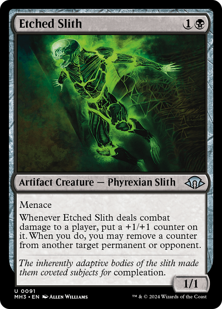 Etched Slith [Modern Horizons 3] | Exor Games Dartmouth