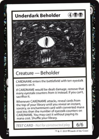 Underdark Beholder (2021 Edition) [Mystery Booster Playtest Cards] | Exor Games Dartmouth