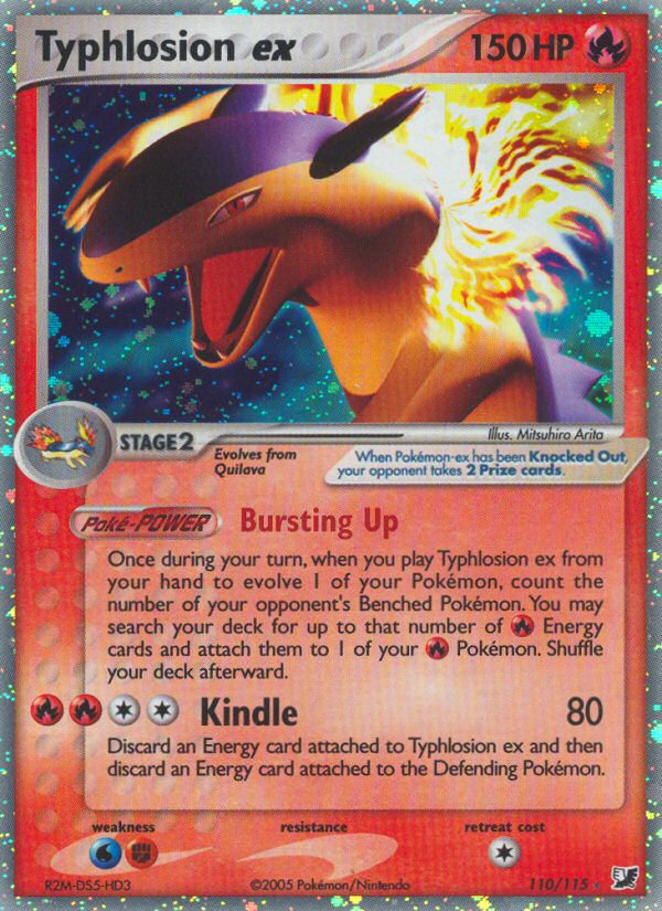 Typhlosion ex (110/115) [EX: Unseen Forces] | Exor Games Dartmouth