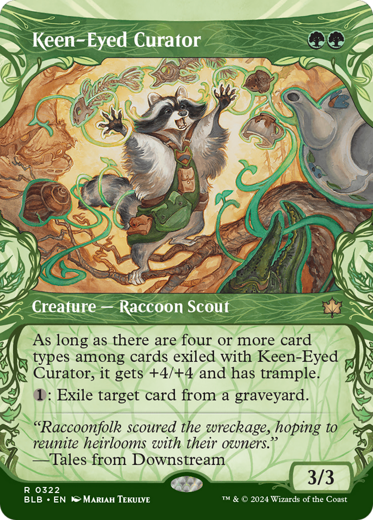 Keen-Eyed Curator (Showcase) [Bloomburrow] | Exor Games Dartmouth