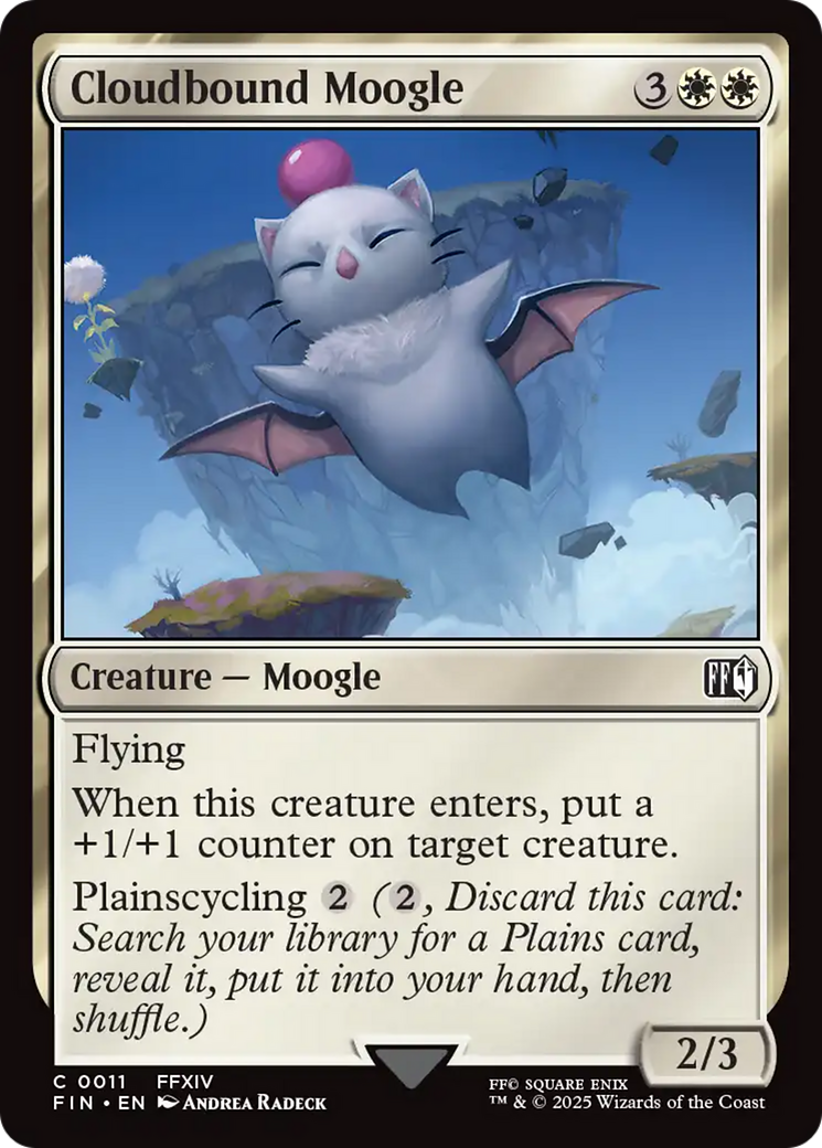 Cloudbound Moogle [FINAL FANTASY] | Exor Games Dartmouth