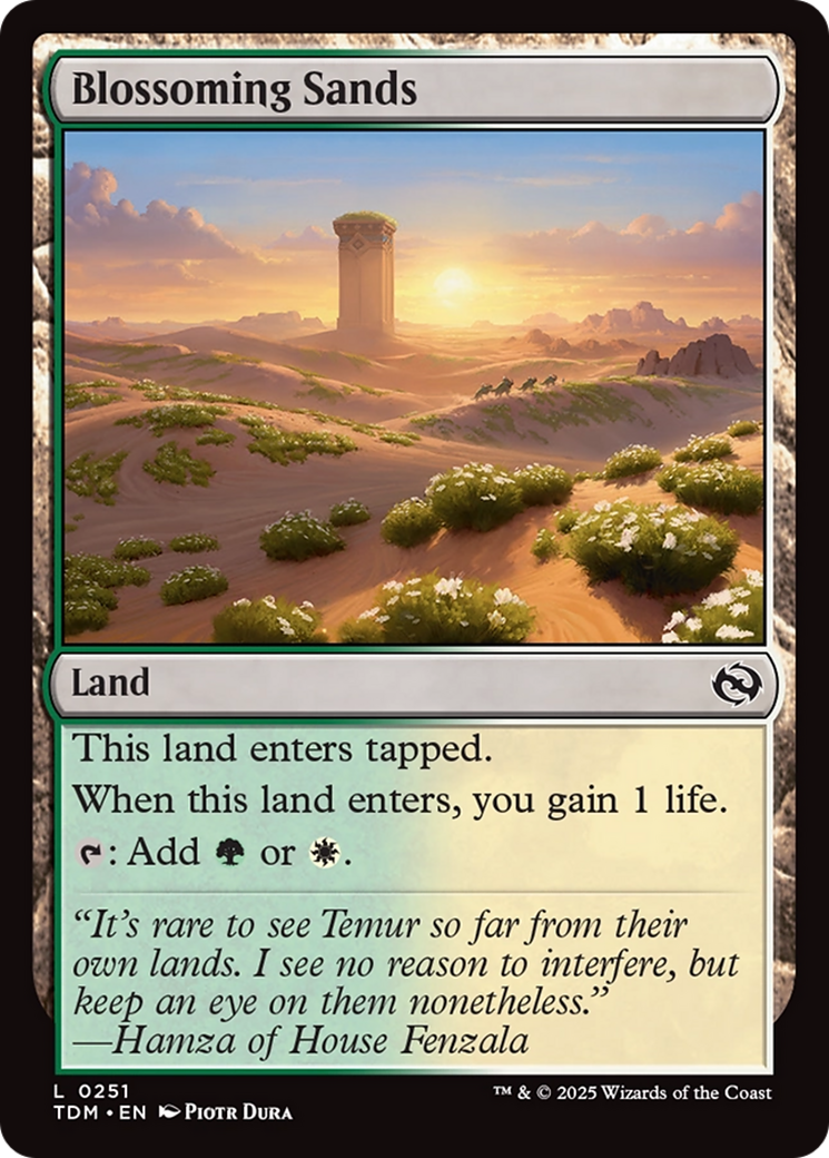 Blossoming Sands [Tarkir: Dragonstorm] | Exor Games Dartmouth
