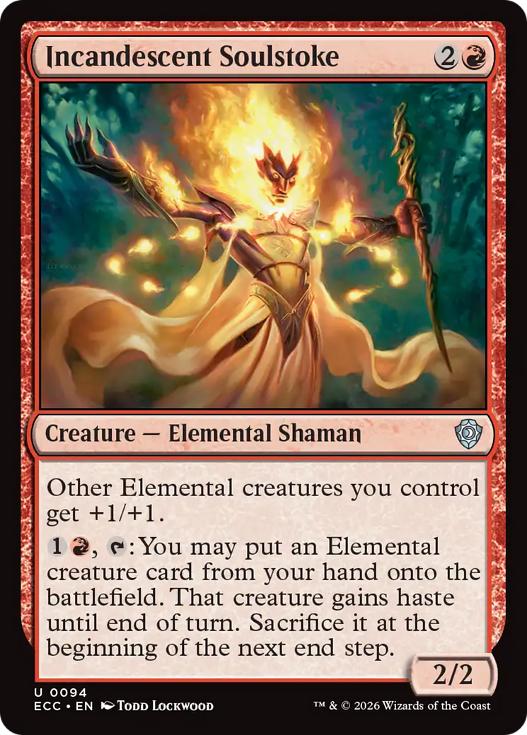 Incandescent Soulstoke [Lorwyn Eclipsed Commander] | Exor Games Dartmouth