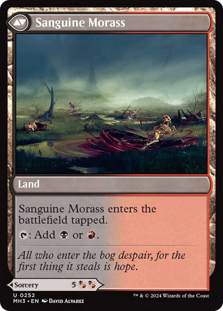 Bloodsoaked Insight // Sanguine Morass [Modern Horizons 3] | Exor Games Dartmouth