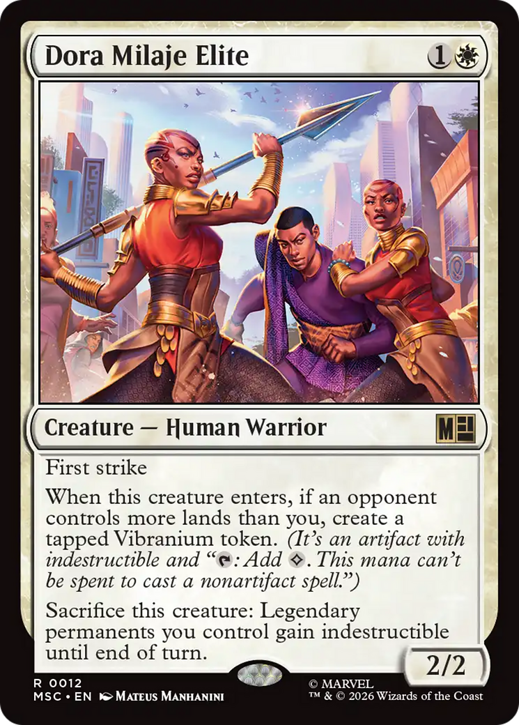 Dora Milaje Elite (Surge Foil) [Marvel Super Heroes Commander] | Exor Games Dartmouth