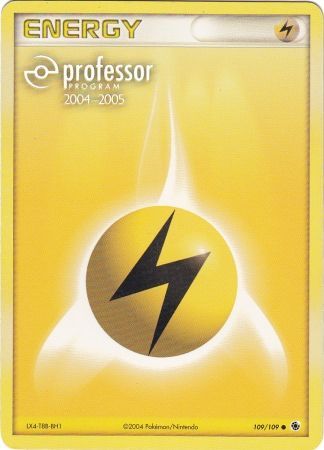 Lightning Energy (109/109) (2004 2005) [Professor Program Promos] | Exor Games Dartmouth