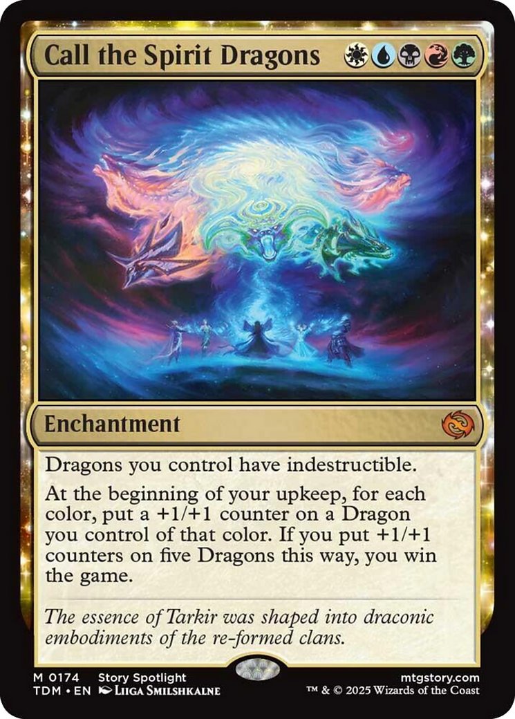 Call the Spirit Dragons [Tarkir: Dragonstorm] | Exor Games Dartmouth