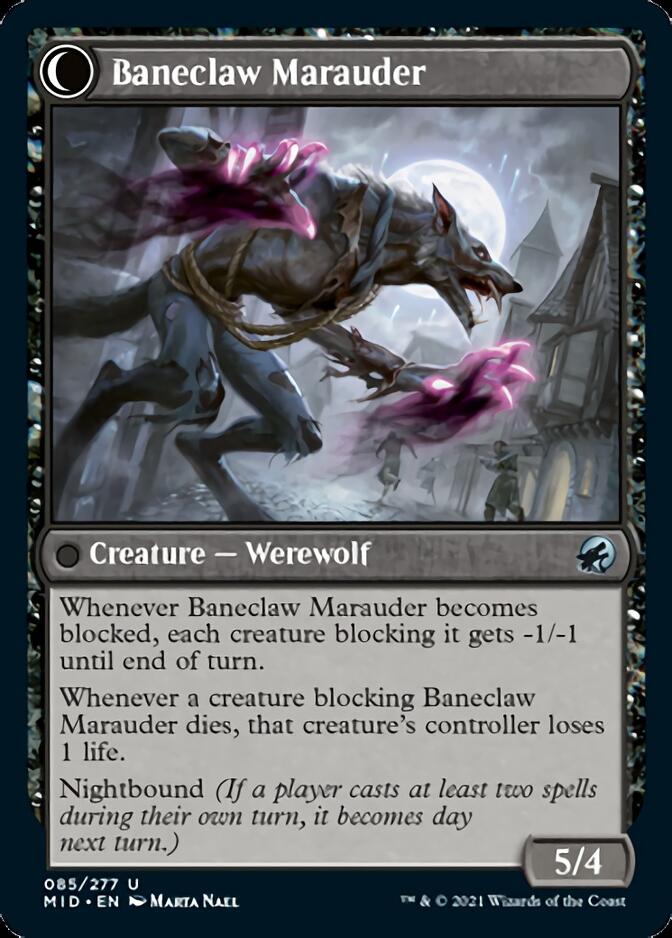 Baneblade Scoundrel // Baneclaw Marauder [Innistrad: Midnight Hunt] | Exor Games Dartmouth