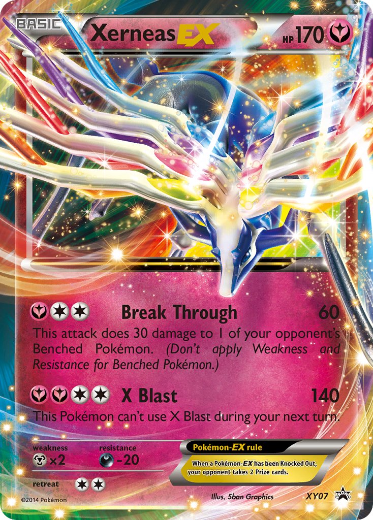 Xerneas EX (XY07) [XY: Black Star Promos] | Exor Games Dartmouth