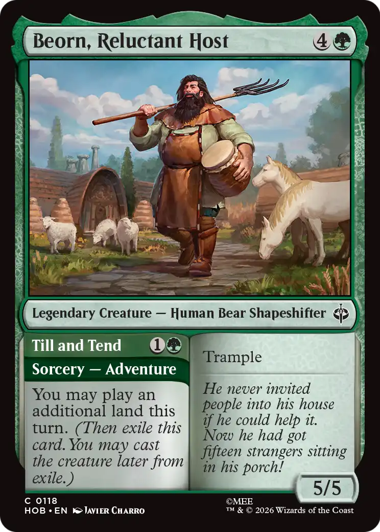 Beorn, Reluctant Host [The Hobbit] | Exor Games Dartmouth