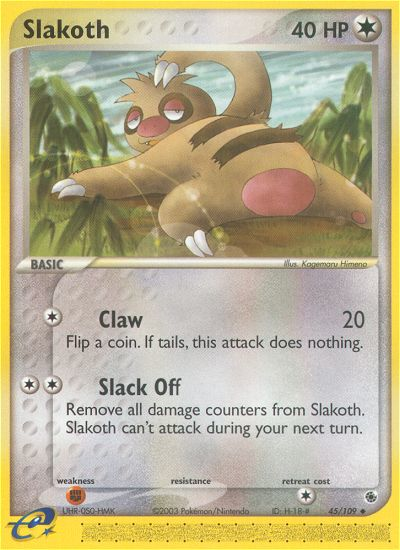Slakoth (45/109) [EX: Ruby & Sapphire] | Exor Games Dartmouth