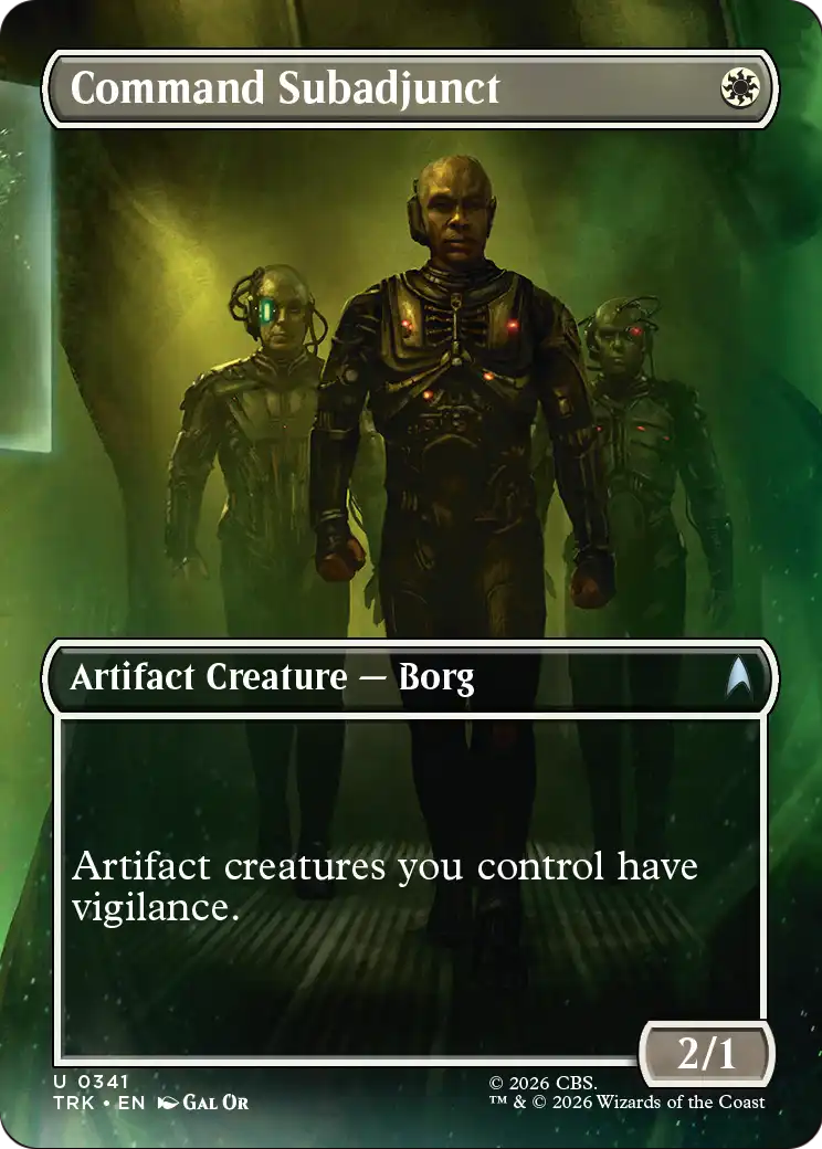 Command Subadjunct (Borderless) [Star Trek] | Exor Games Dartmouth