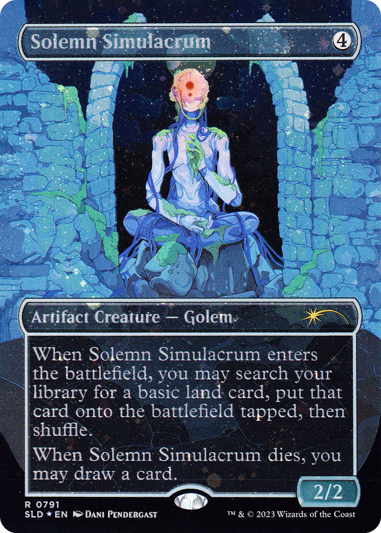 Solemn Simulacrum (1725) (Rainbow Foil) [Secret Lair Drop Series] | Exor Games Dartmouth
