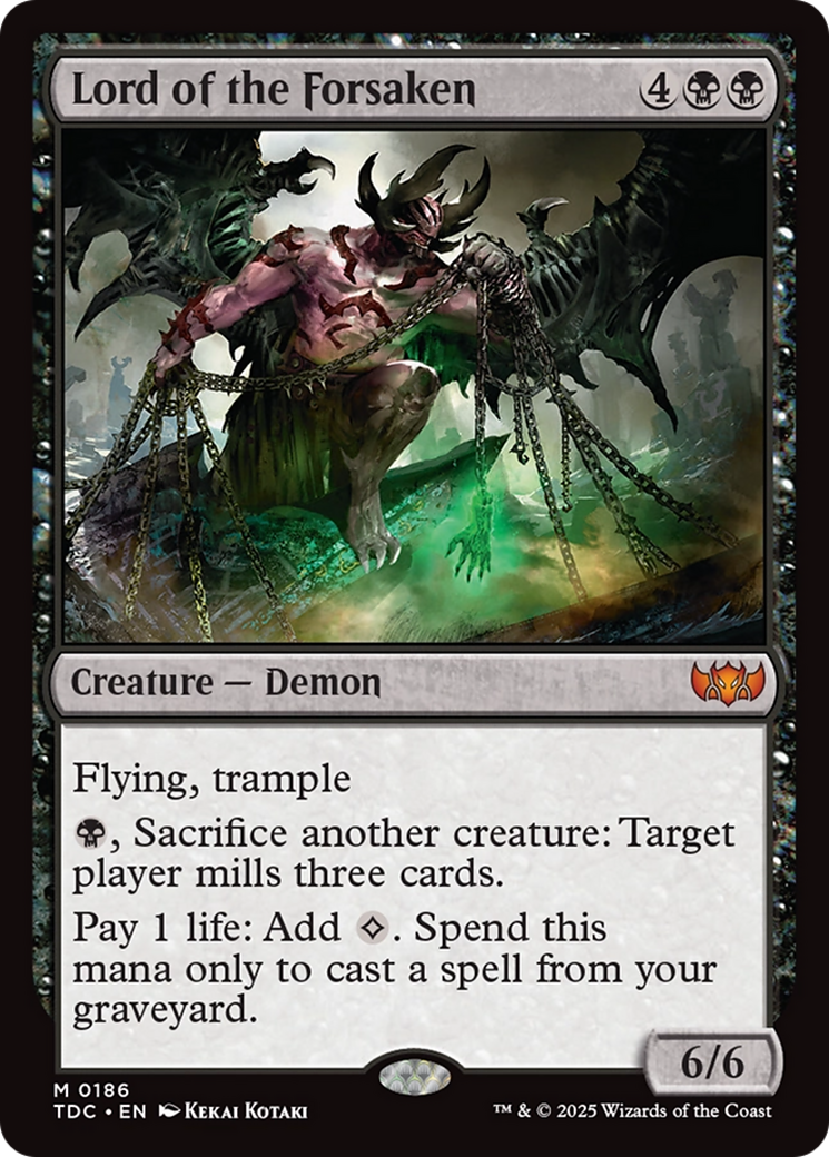 Lord of the Forsaken [Tarkir: Dragonstorm Commander] | Exor Games Dartmouth