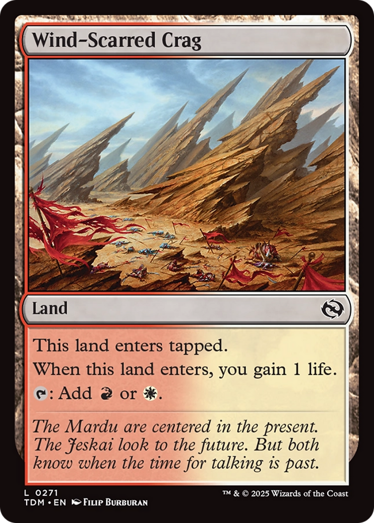 Wind-Scarred Crag [Tarkir: Dragonstorm] | Exor Games Dartmouth