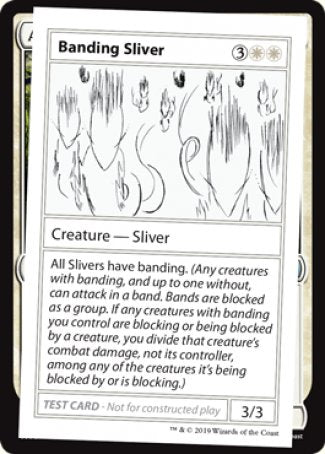 Banding Sliver (2021 Edition) [Mystery Booster Playtest Cards] | Exor Games Dartmouth