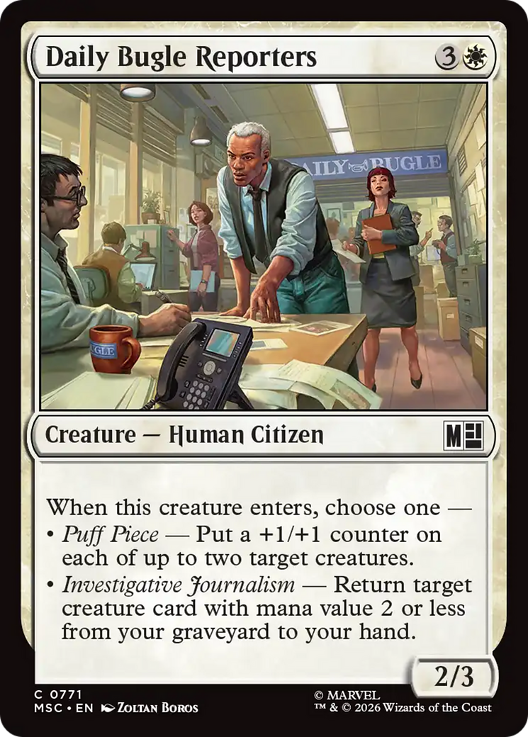 Daily Bugle Reporters [Marvel Super Heroes Commander] | Exor Games Dartmouth