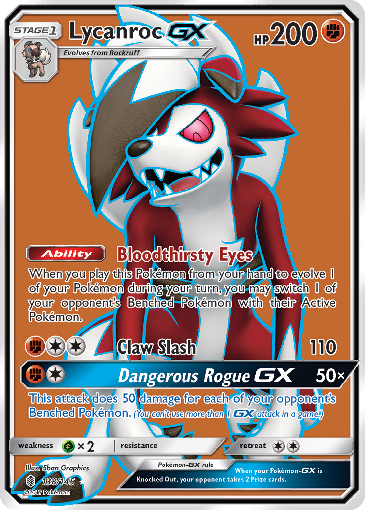 Lycanroc GX (138/145) [Sun & Moon: Guardians Rising] | Exor Games Dartmouth