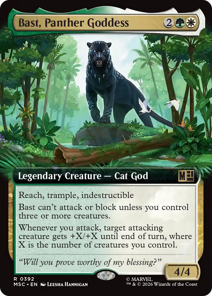 Bast, Panther Goddess (Extended Art) [Marvel Super Heroes Commander] | Exor Games Dartmouth