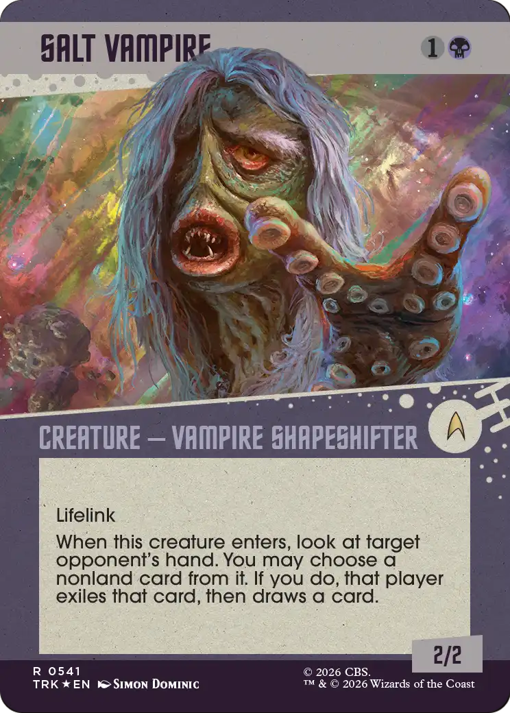 Salt Vampire (Showcase) (Surge Foil) [Star Trek] | Exor Games Dartmouth