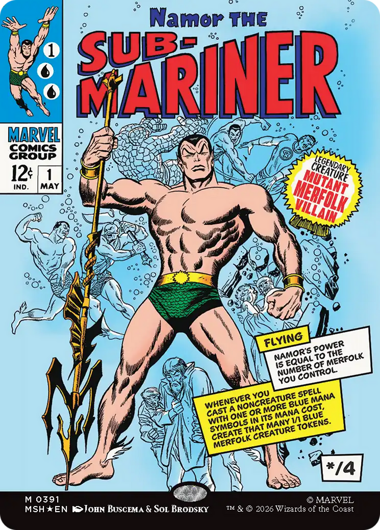 Namor The Sub-Mariner (Borderless) [Marvel Super Heroes] | Exor Games Dartmouth