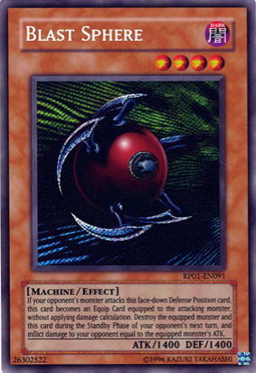 Blast Sphere [RP01-EN091] Secret Rare | Exor Games Dartmouth