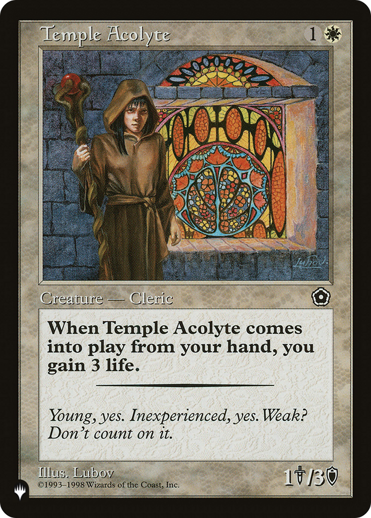 Temple Acolyte [The List Reprints] | Exor Games Dartmouth