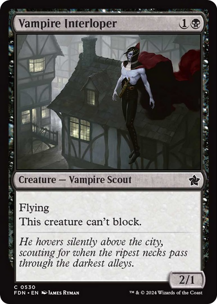 Vampire Interloper [Foundations] | Exor Games Dartmouth