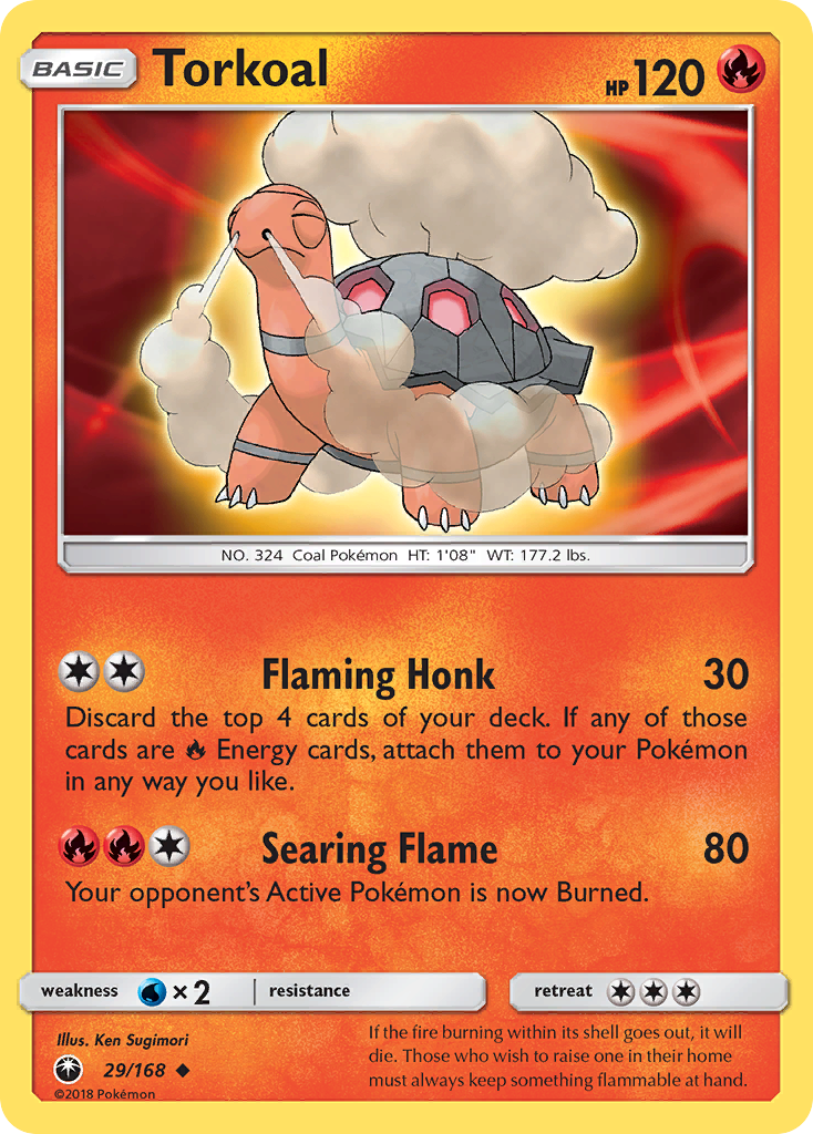 Torkoal (29/168) [Sun & Moon: Celestial Storm] | Exor Games Dartmouth