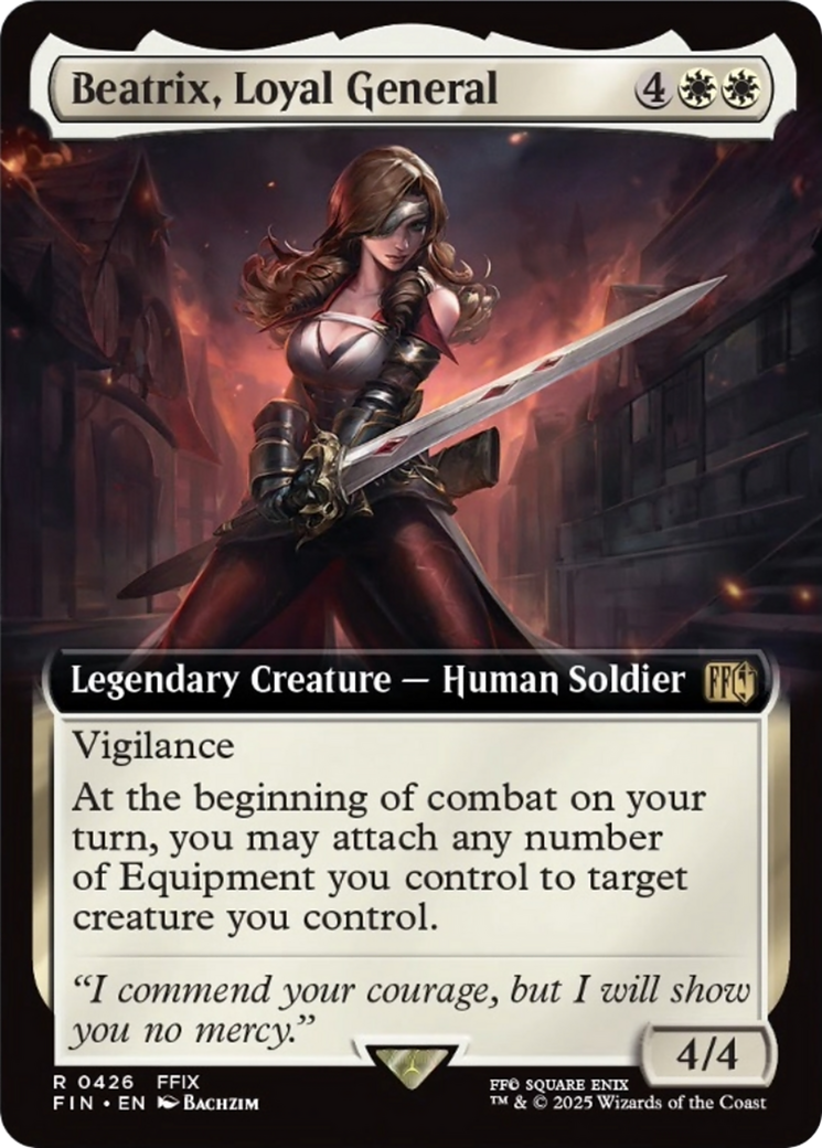 Beatrix, Loyal General (Extended Art) [FINAL FANTASY] | Exor Games Dartmouth